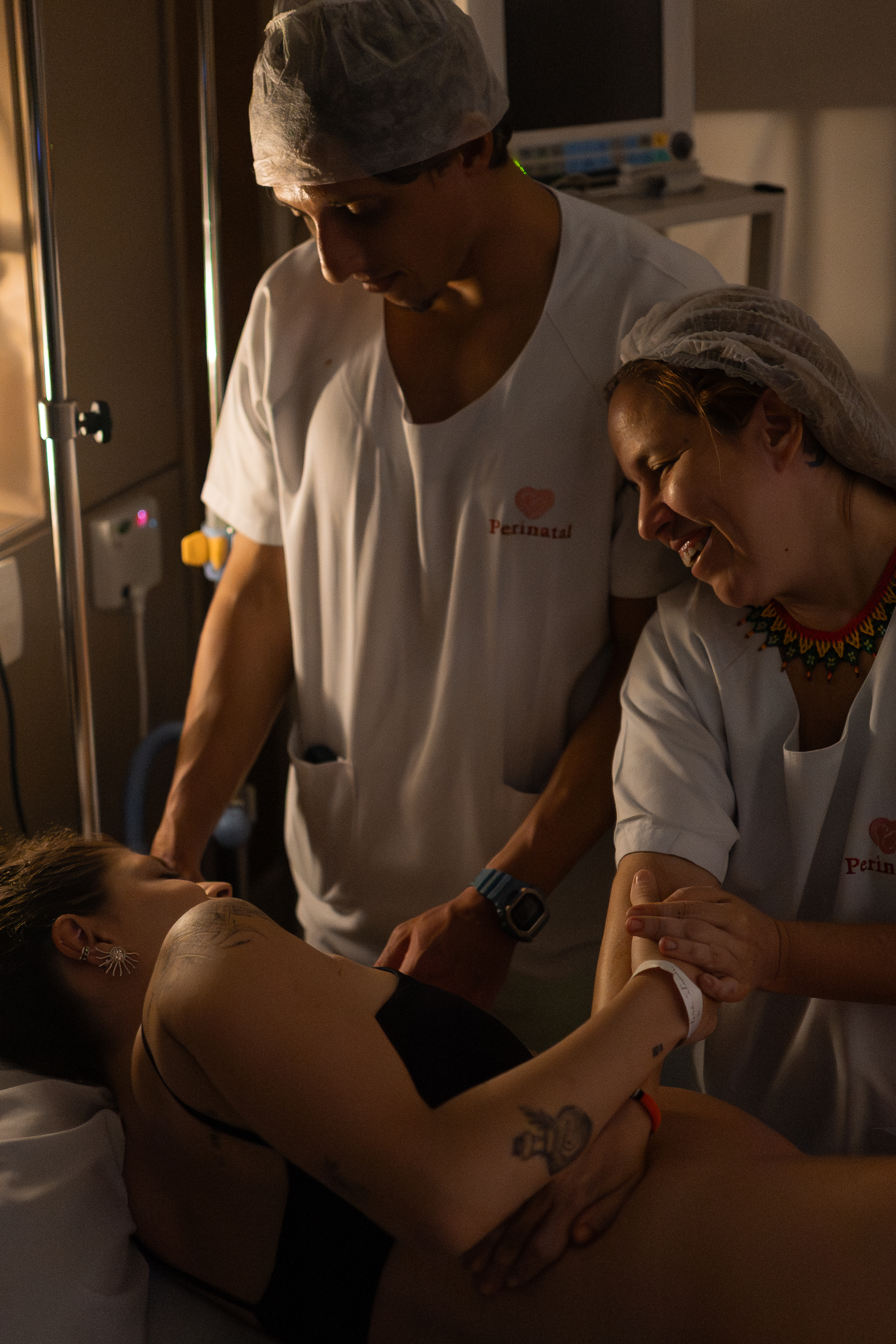 Atendimento profissional com parteira