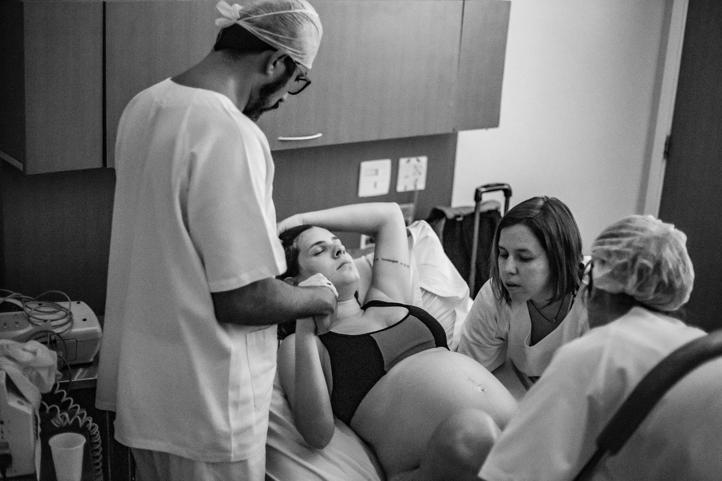 Cena de parto em ambiente hospitalar