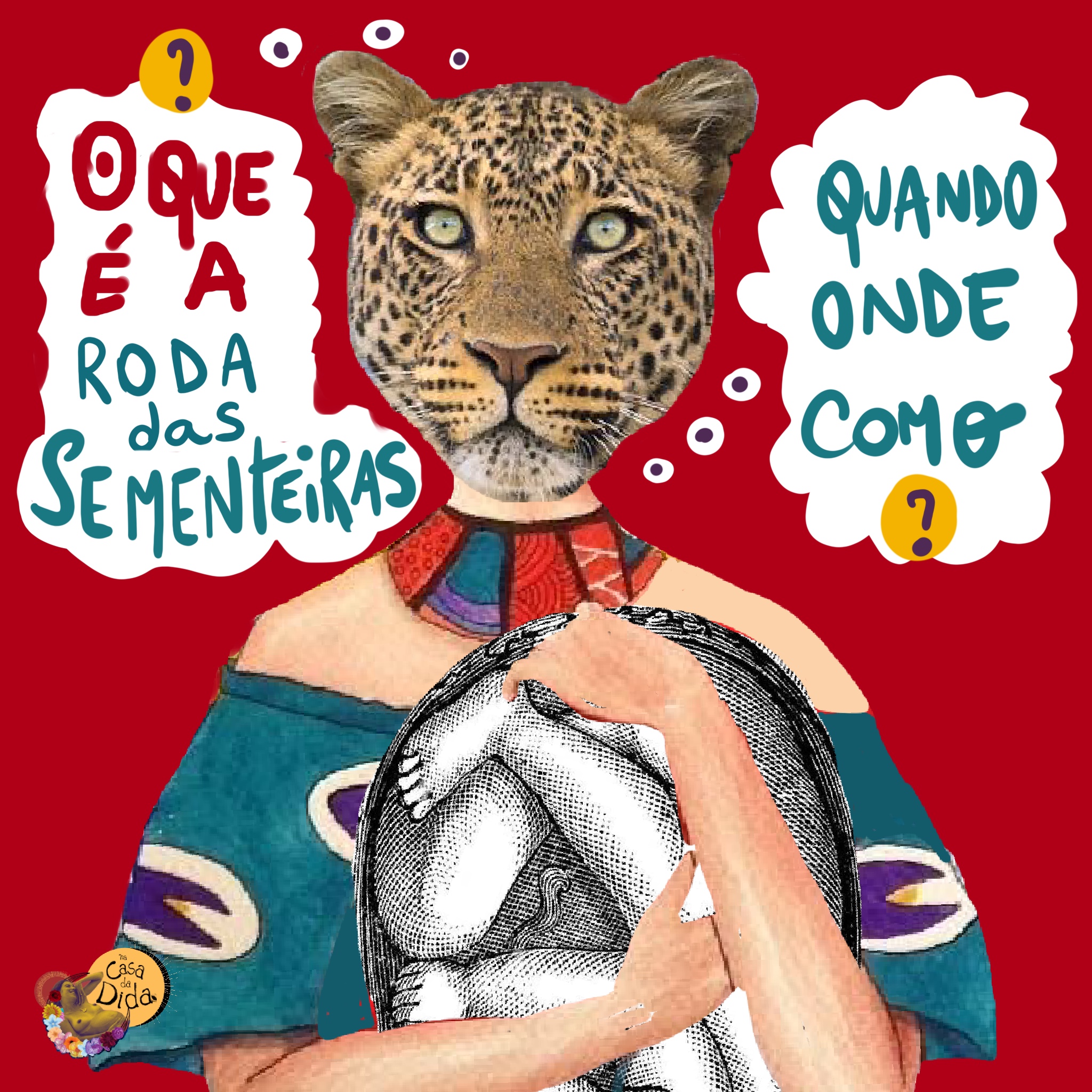 Arte ilustrativa - O que é a Roda das Sementeiras? Quando, onde, como? - Dida Schneider